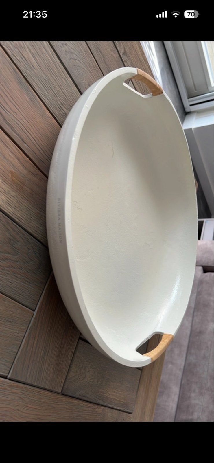 Rivièra Maison Dienblad / Schaal, Overige materialen, Gebruikt, Schaal, Ophalen of Verzenden