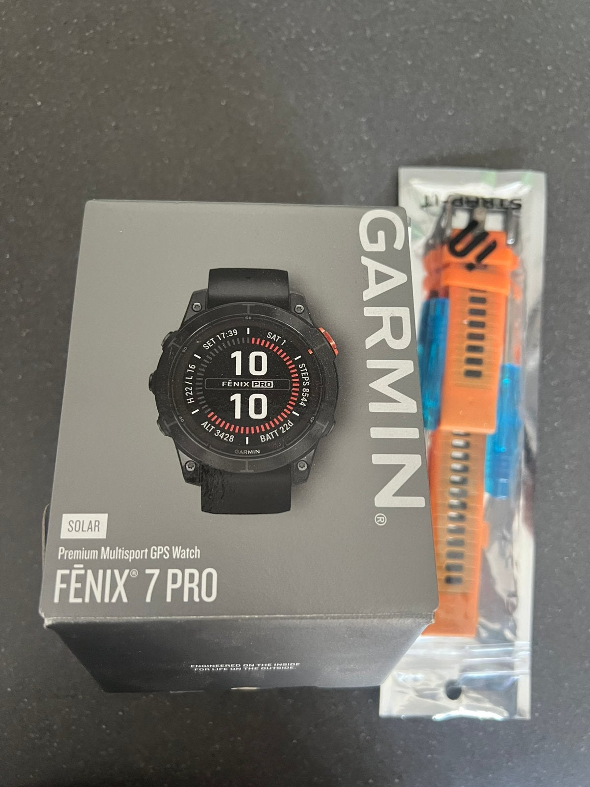 Garmin Fenix pro 7, Sieraden, Tassen en Uiterlijk, Gebruikt, Zwart, Ophalen of Verzenden, Waterdicht