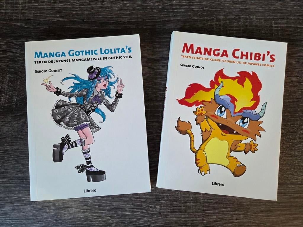 Manga gothic lolita's en chibi's, Ophalen of Verzenden, Zo goed als nieuw, Tekenen en Schilderen, Geschikt voor kinderen