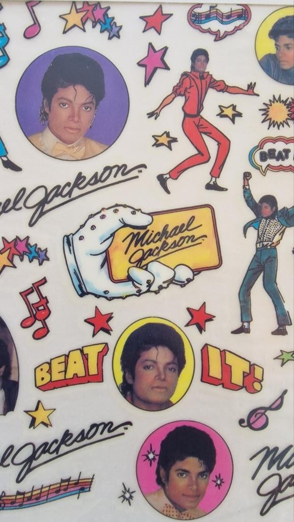 Michael Jackson transfers 1984 official collector item, Ophalen of Verzenden