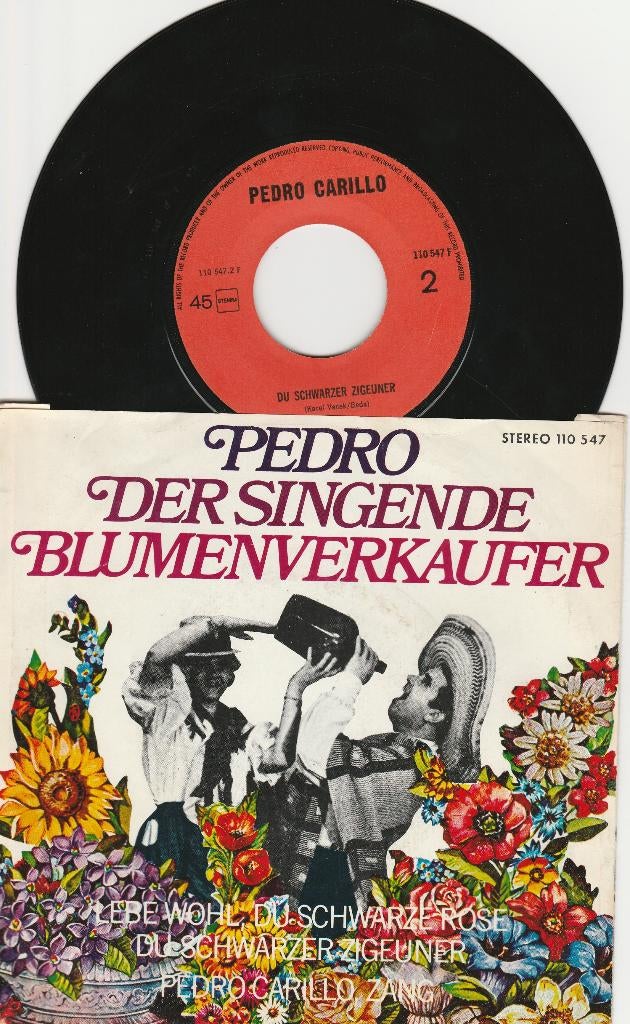 Pedro Der Singende Blumenverkaufer Piraat Zeldzaam >60s, Cd's en Dvd's, Ophalen, Gebruikt, Nederlandstalig