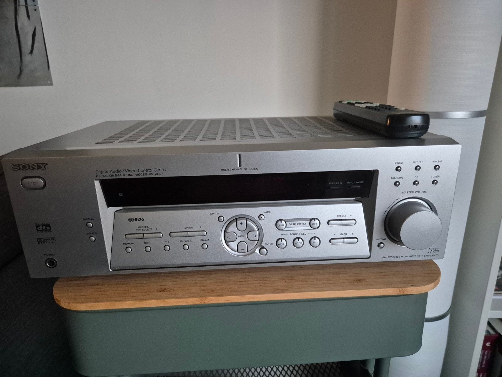 Sony STR-DE695 AV Receiver - Zilverkleurig, Ophalen, Gebruikt, Sony, 120 watt of meer