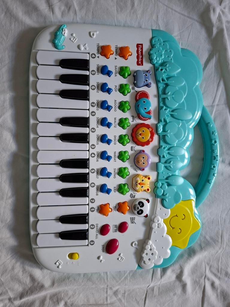 Fisher-Price Muzikaal Piano Speelgoed met Dieren, Ophalen