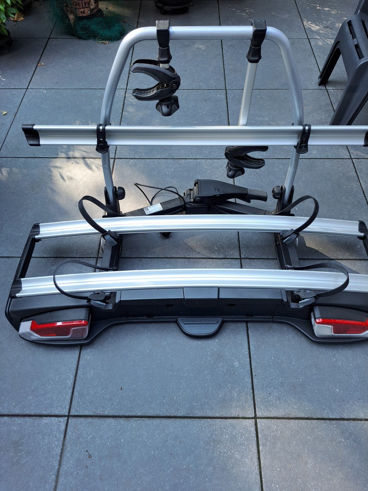 Thule VeloSpace 938 fietsendrager met oprijgoot, Auto diversen, Fietsendragers, Ophalen, Zo goed als nieuw