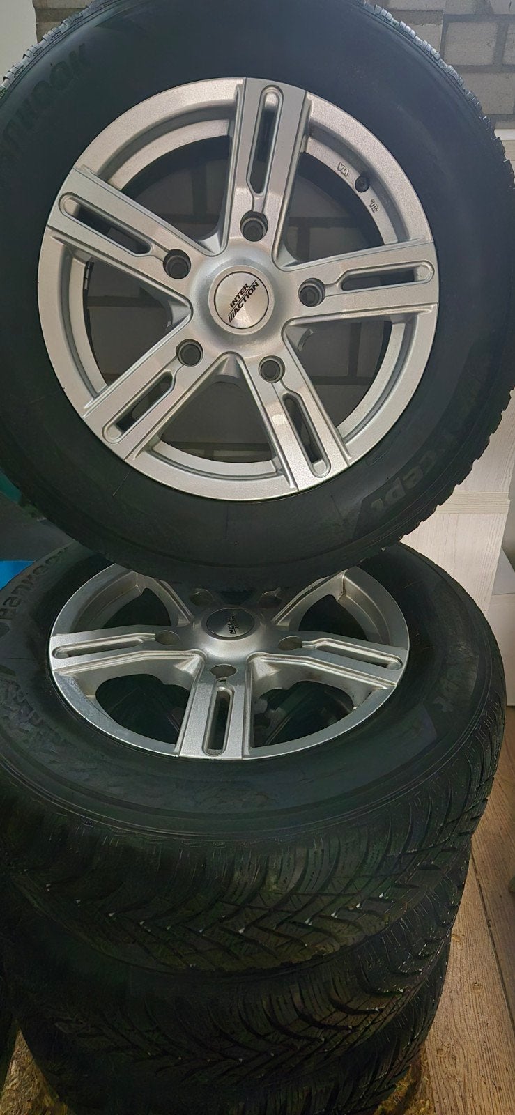 Winterbanden met felgen 5x160, Ophalen, 215 mm, 16 inch, Banden en Velgen