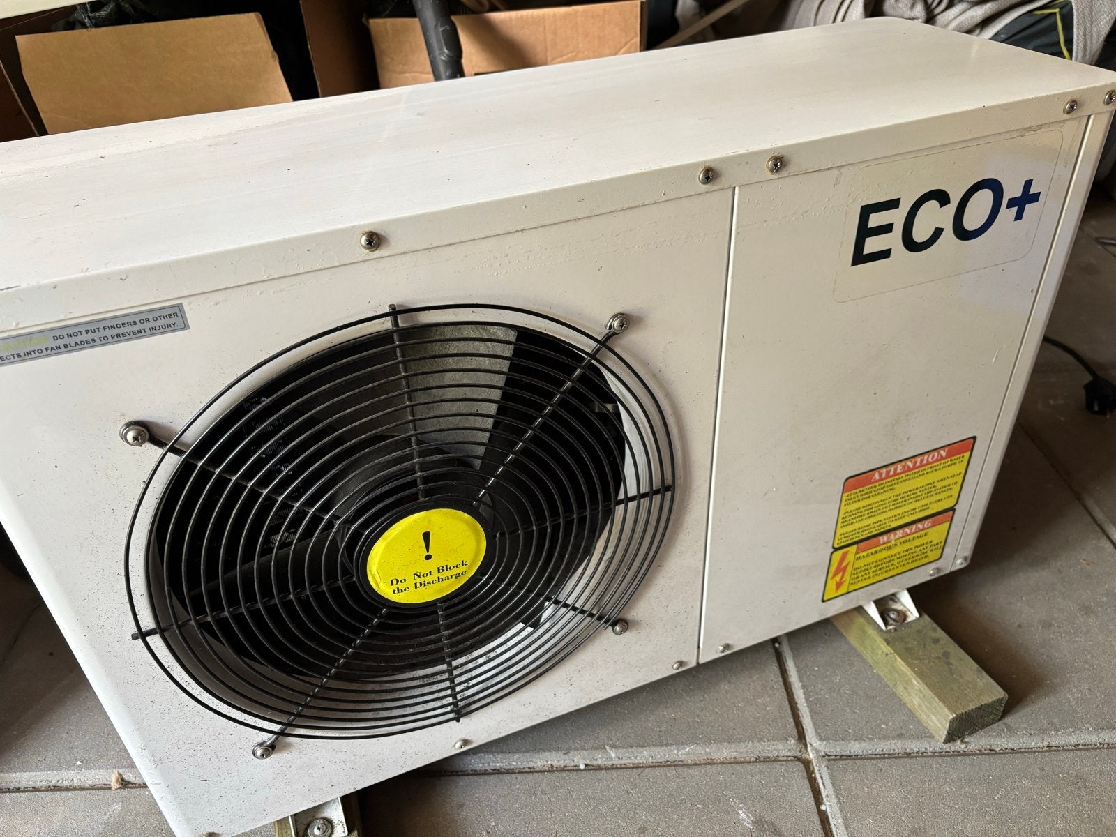 Zwemad warmtepomp ECO+ voor zwembaden, Ophalen, Gebruikt, Verwarmen, Minder dan 60 m³