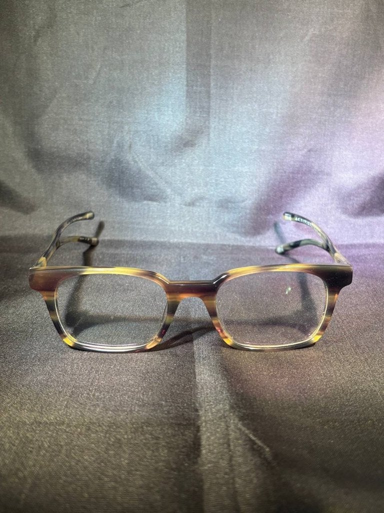 ActivistEyewear Upton-03 handgemaakte bril beperkte oplage, Overige merken, Bruin, Ophalen of Verzenden, Zo goed als nieuw