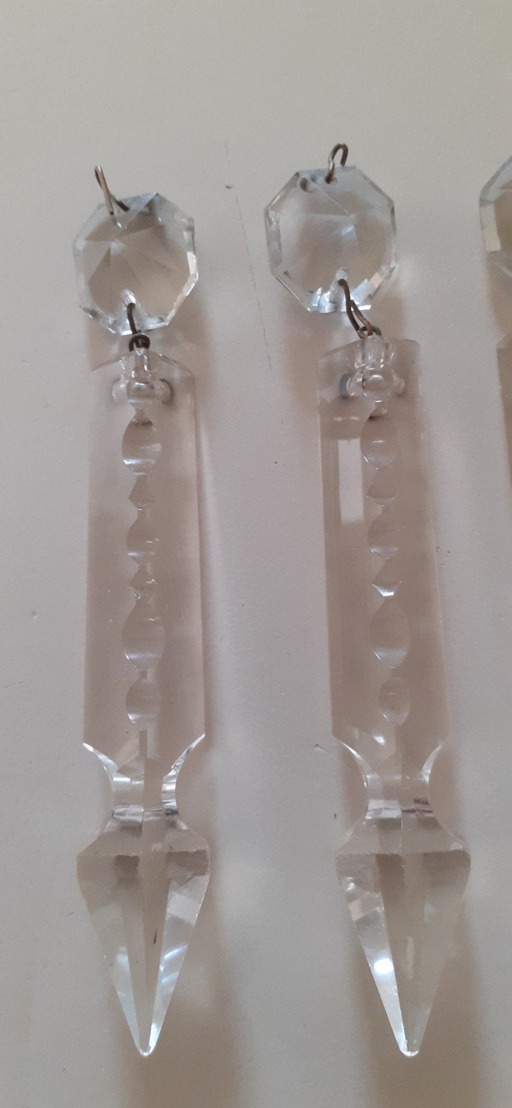 Set van 10 kristallen kroonluchter onderdelen, Ophalen of Verzenden