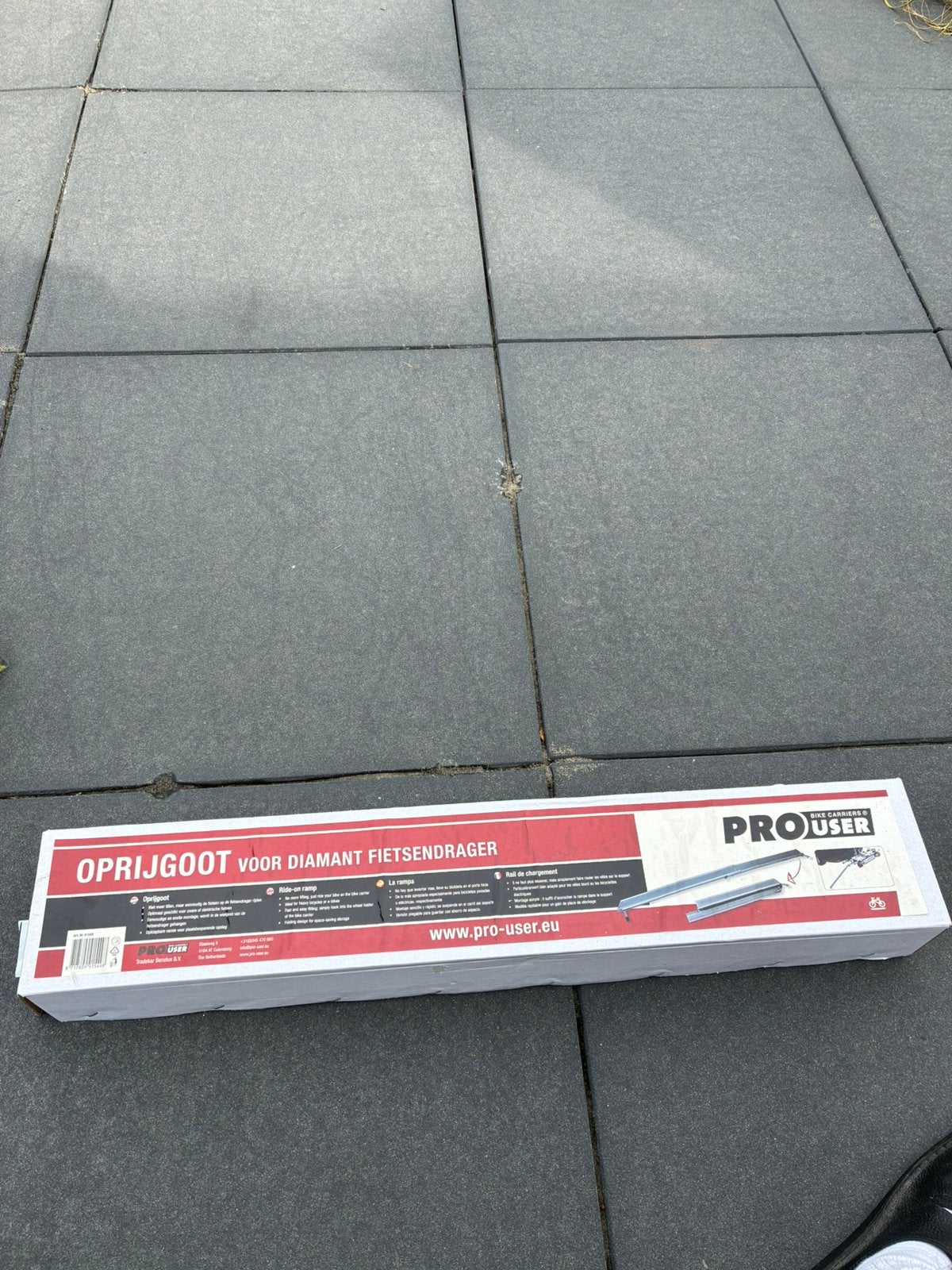 Pro-user oprijgoot voor types Diamant, TG, FG2 en FG3., Auto diversen, Fietsendragers, Verzenden, Nieuw, Trekhaakdrager