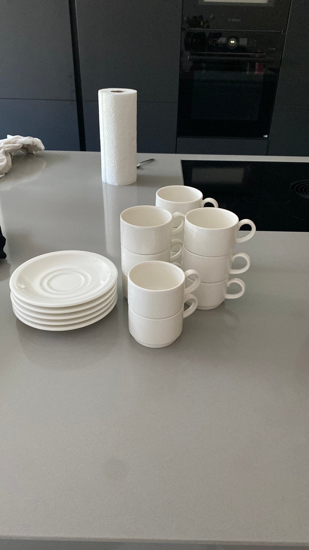 Villeroy & Boch Easy kop en schotels 10 euro voor alles, Ophalen, Zo goed als nieuw, Overige stijlen, Kop(pen) en/of Schotel(s)