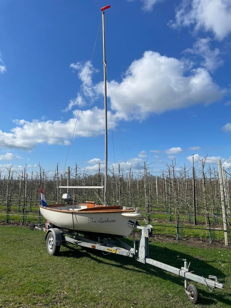 Zeilboot + trailer en toebehoren, Ophalen, Gebruikt, Minder dan 15 m², Overige typen