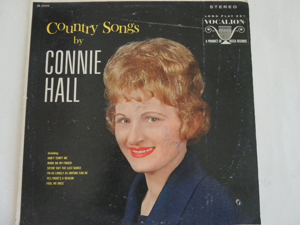 LP Connie Hall Country Songs, LP, Gebruikt, Ophalen of Verzenden, 12 inch