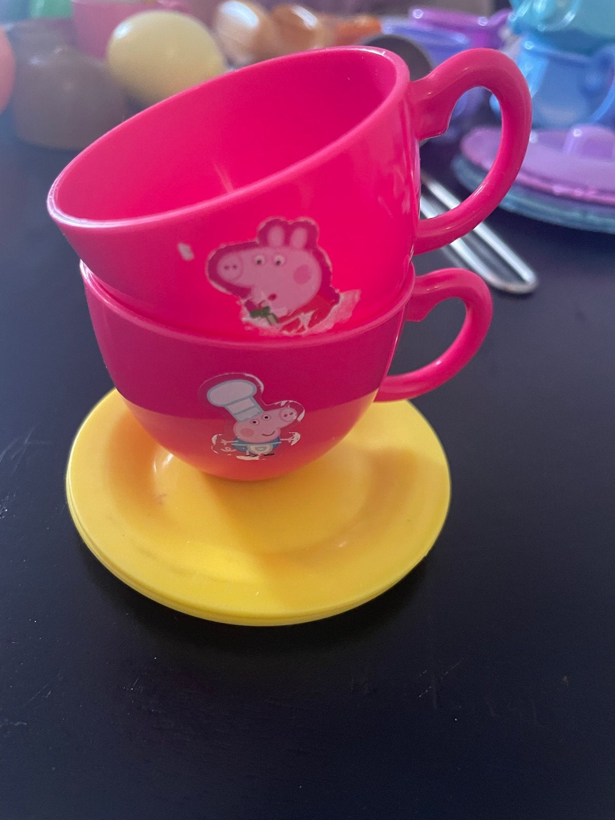 Peppa Pig Kopjes - Speelgoed Servies, Ophalen, Gebruikt, Meisje