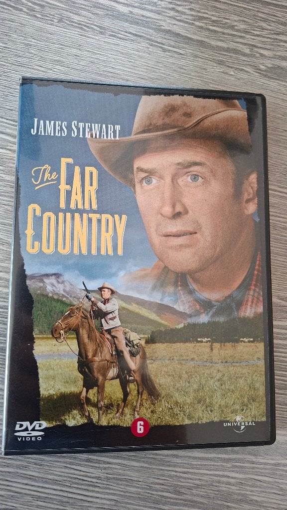 The Far Country western dvd met James Stewart, Alle leeftijden, Zo goed als nieuw, Engels, Engels
