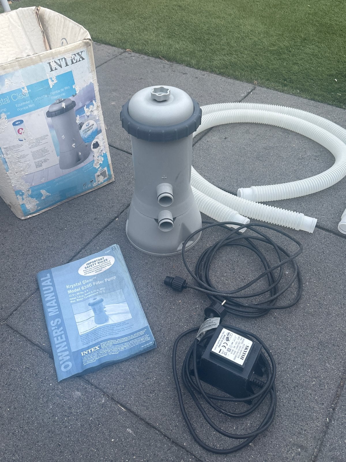 Intex Krystal Clear Model 638G Filterpomp, Ophalen of Verzenden, Gebruikt, Zwembadpomp