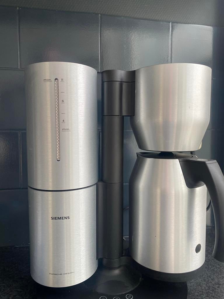 Siemens Porsche Design Koffiezetapparaat, Witgoed en Apparatuur, Gebruikt, Koffiemachine, Gemalen koffie, Ophalen of Verzenden