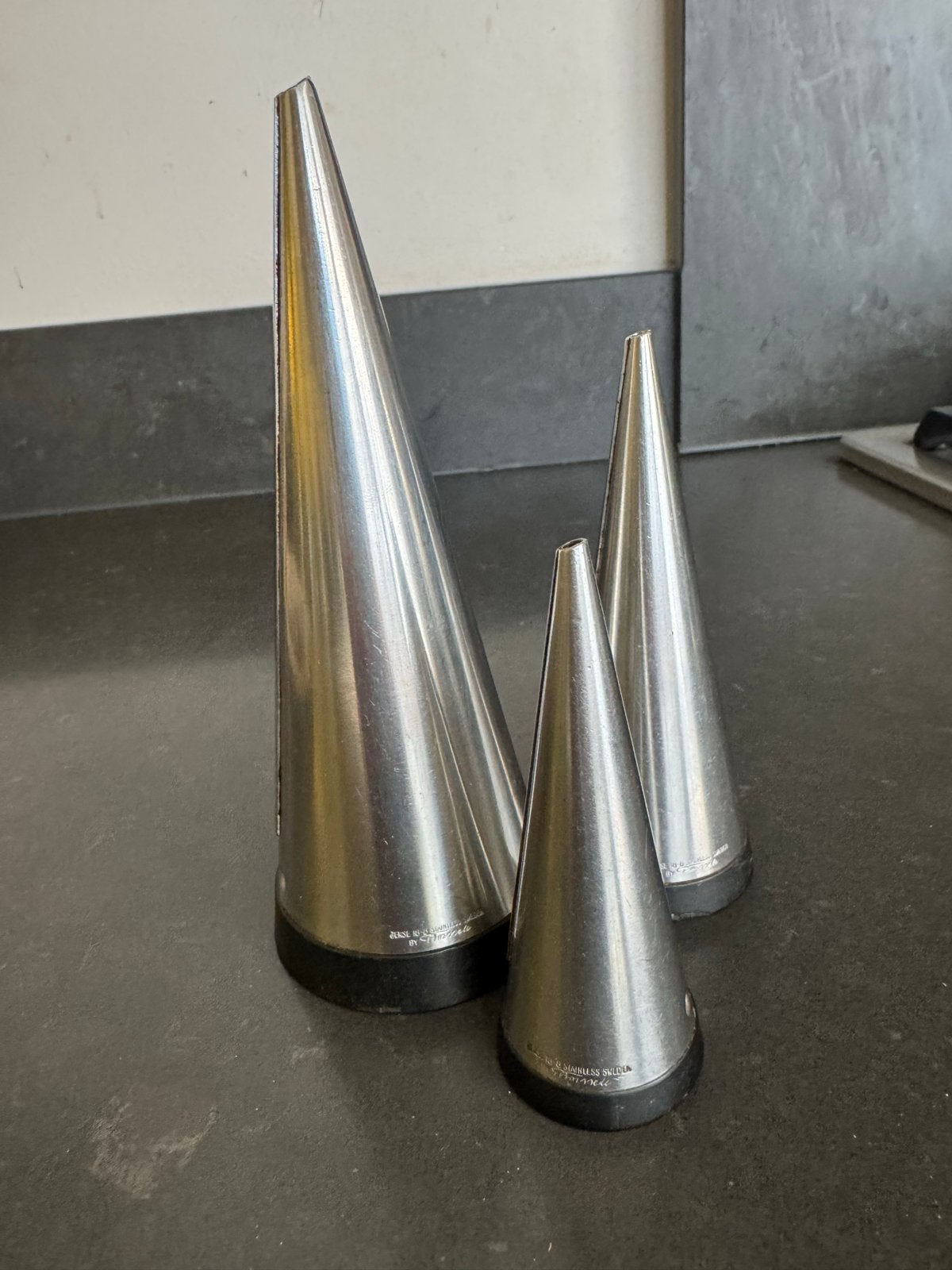 Zout en peper en olie (?) stel, Ophalen, Zilver, Metaal, Overige typen