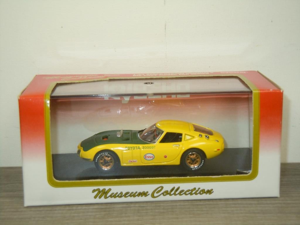 Toyota 2000GT Time Trial Car - Kyosho 03032Y - 1:43, Hobby en Vrije tijd, Modelauto's | 1:43, Auto, Verzenden, Zo goed als nieuw