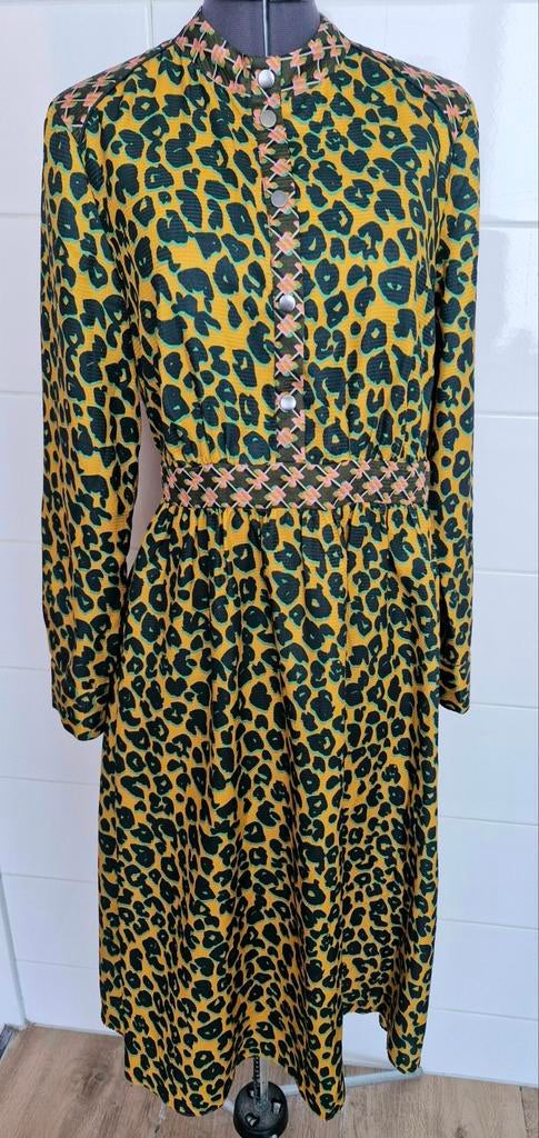 Scotch & Soda boyfriend edition jurk maat L, Geel, Maat 42/44 (L), Scotch & Soda, Ophalen of Verzenden
