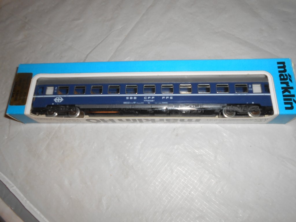 Märklin 4168 Personen rijtuig Zwitserland van de SBB CFF FFS, Wisselstroom, Ophalen of Verzenden, Märklin, Nieuw