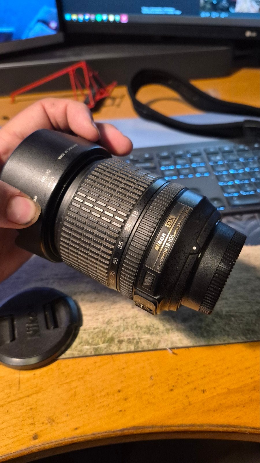 Nikon AF-S DX NIKKOR 18-105mm f/3.5-5.6G ED VR Lens, Audio, Tv en Foto, Fotografie | Lenzen en Objectieven, Gebruikt, Nikon, Ophalen of Verzenden