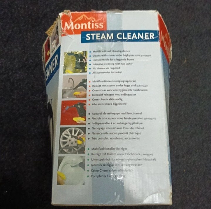 Montiss Stoomreiniger - Multifunctioneel & Hygiënisch, Ophalen of Verzenden, Zo goed als nieuw