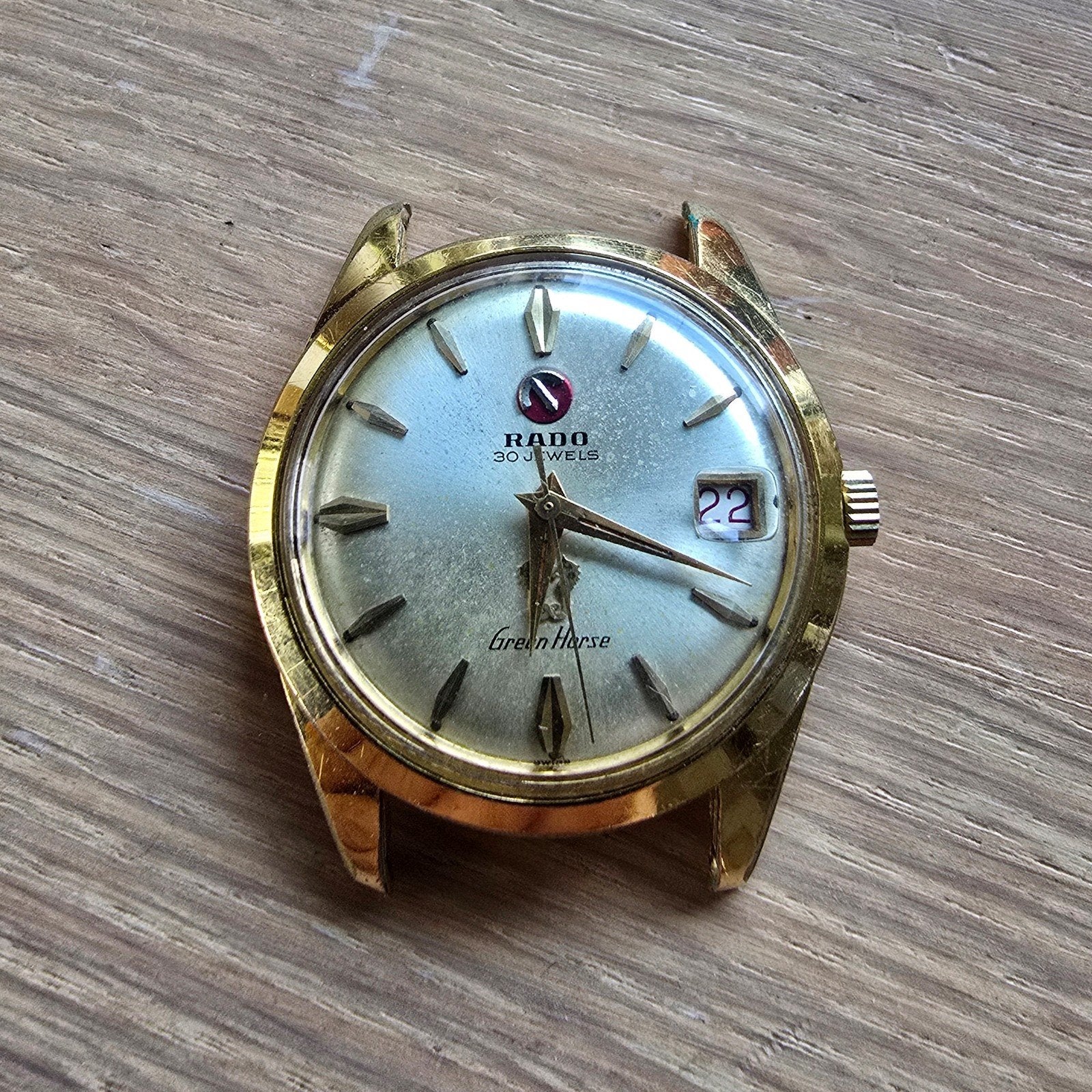Rado Green Horse automaat., Antiek en Kunst, Antiek | Klokken, Ophalen of Verzenden