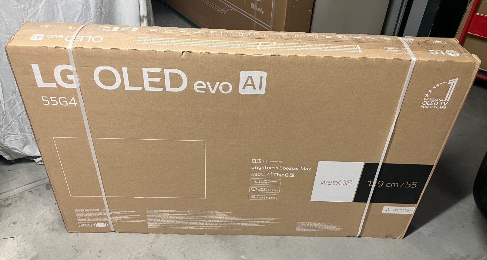 LG OLED55G45LW - Ultra HD 4K - OLED-tv - 55 inch - NIEUW