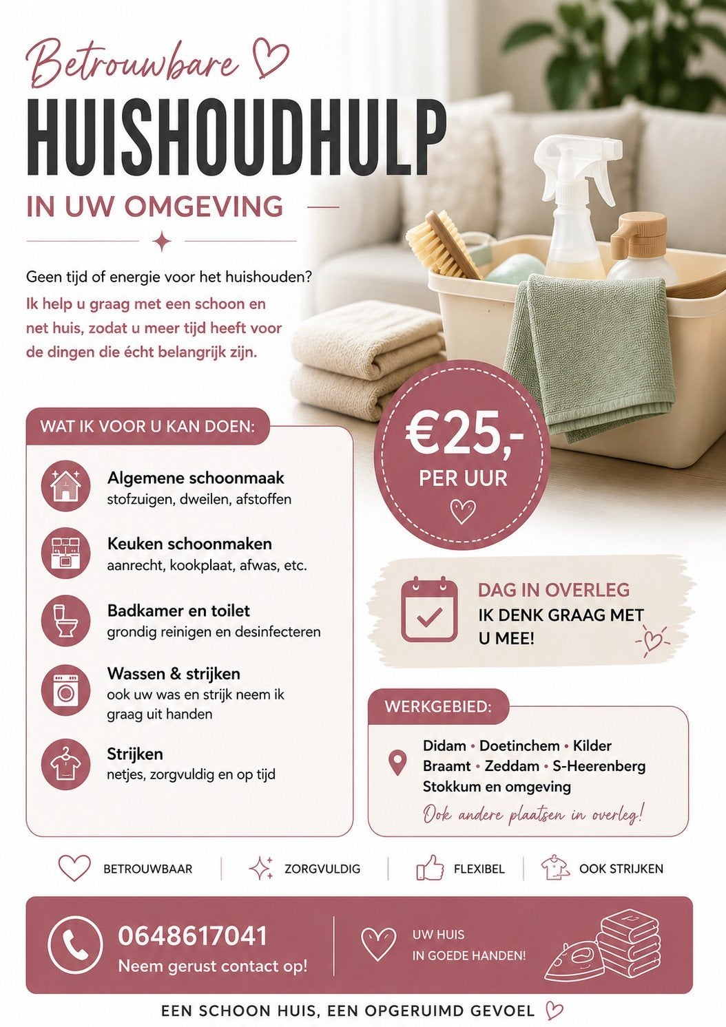 Op zoek naar betrouwbare huishoudelijke hulp?, Vanaf 3 jaar, Overige vormen