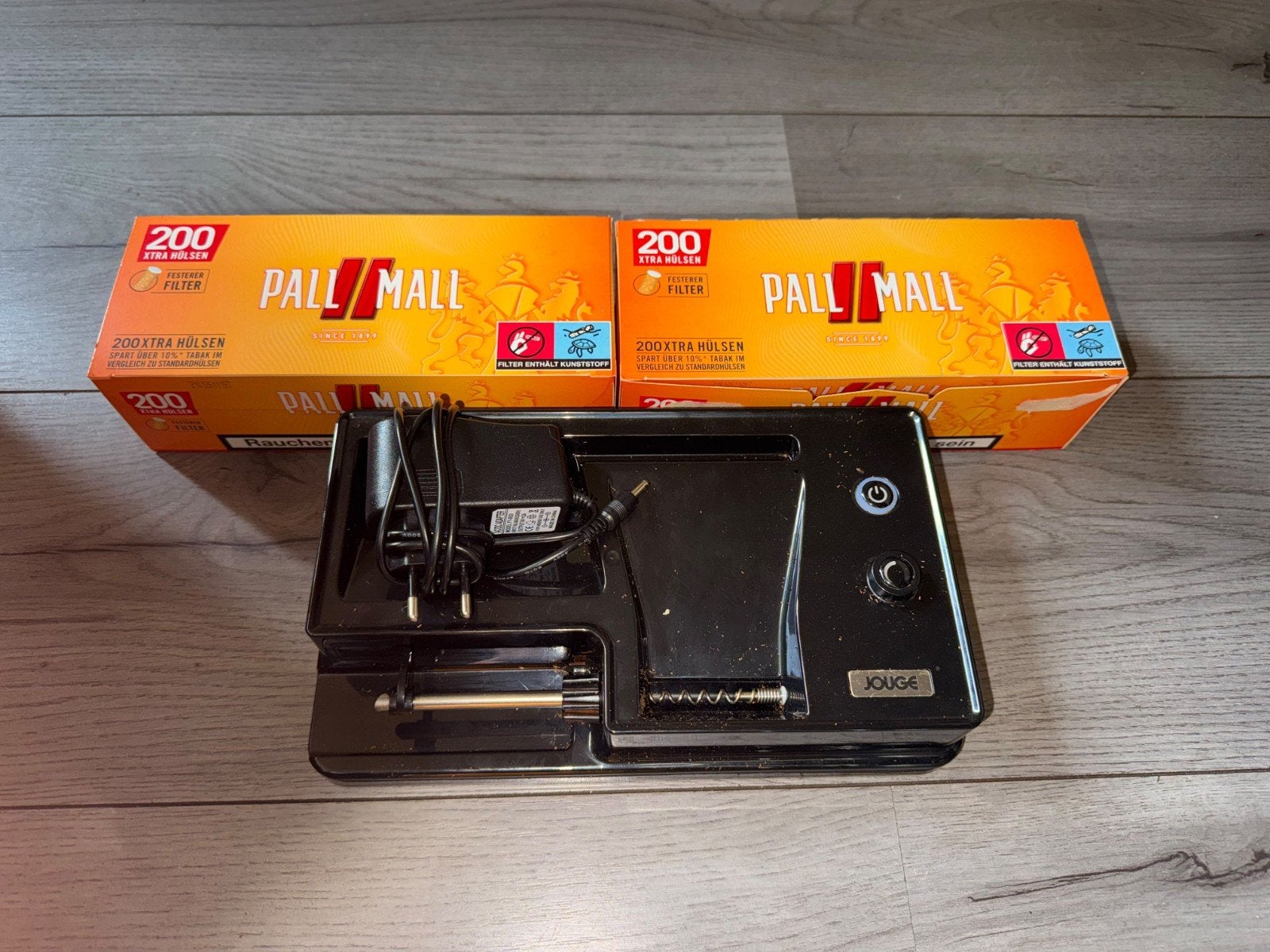 JOUGE Elektrische Sigarettenmaker met Pall Mall Hulzen, Verzamelen, Ophalen, Gebruikt, Overige typen