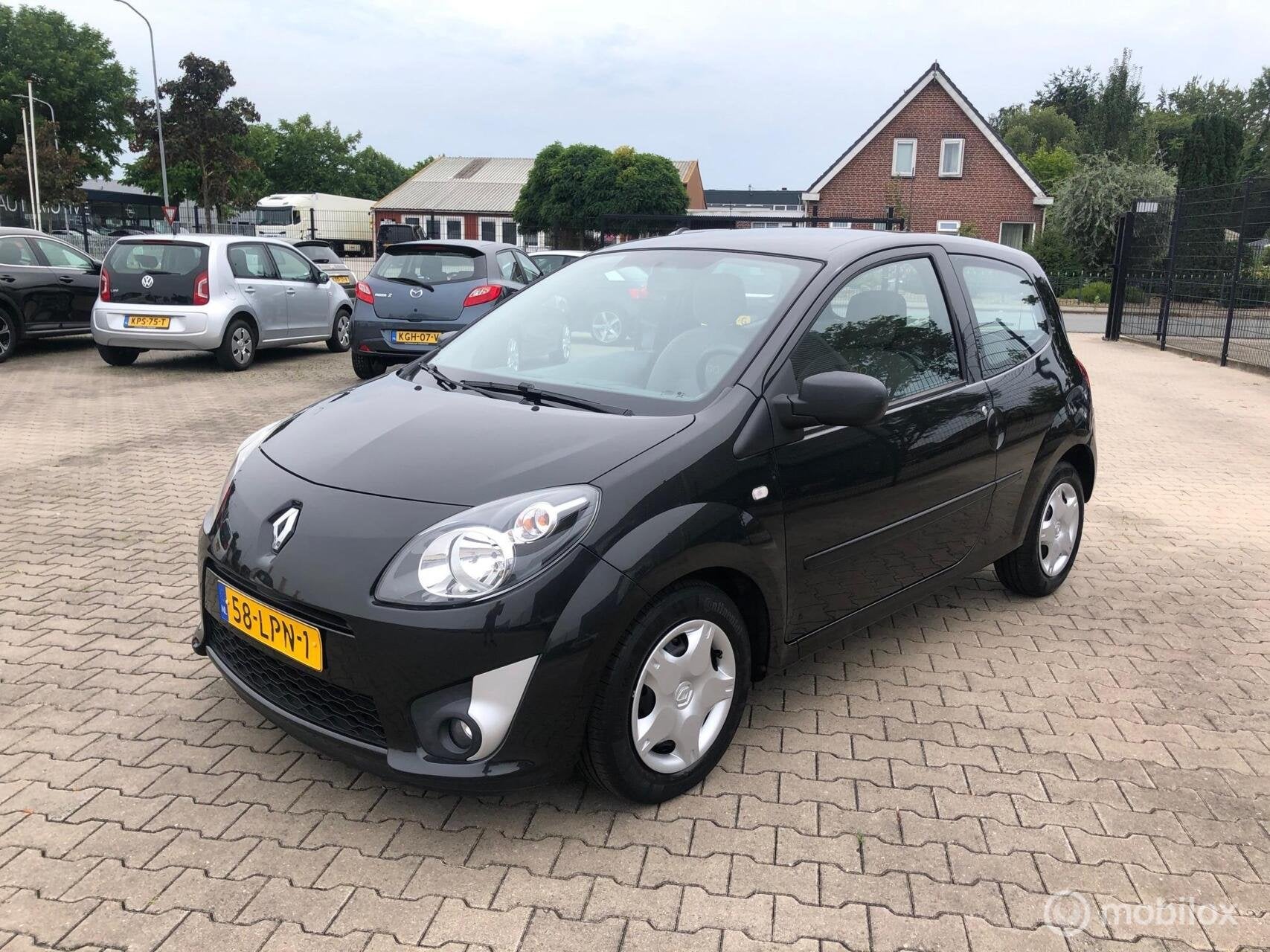Renault Twingo 1.2-16V AiRCO ELL PAK 1Eig ..91.656 KM N.A.P, Auto's, 839 kg, Gebruikt, Zwart, 4 cilinders