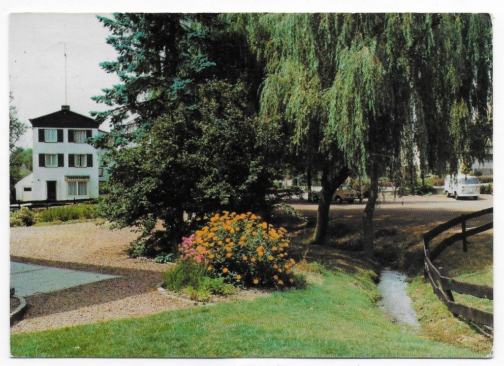 Schin op Geul Hotel Op De Beek Ansichtkaart ( B4548 ), Ophalen of Verzenden, Voor 1920, Gelopen, Limburg