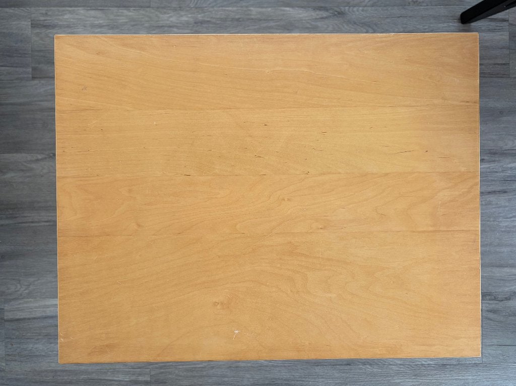 IKEA audio-/nachtkastje, kleur berkenfineer, Ophalen, Gebruikt