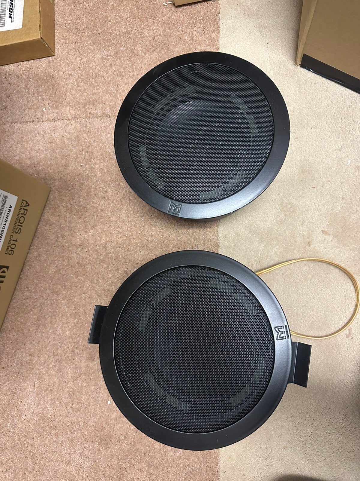 Martin audio plafond speakers, Audio, Tv en Foto, Luidsprekers, Overige typen, Zo goed als nieuw, Minder dan 60 watt, Ophalen