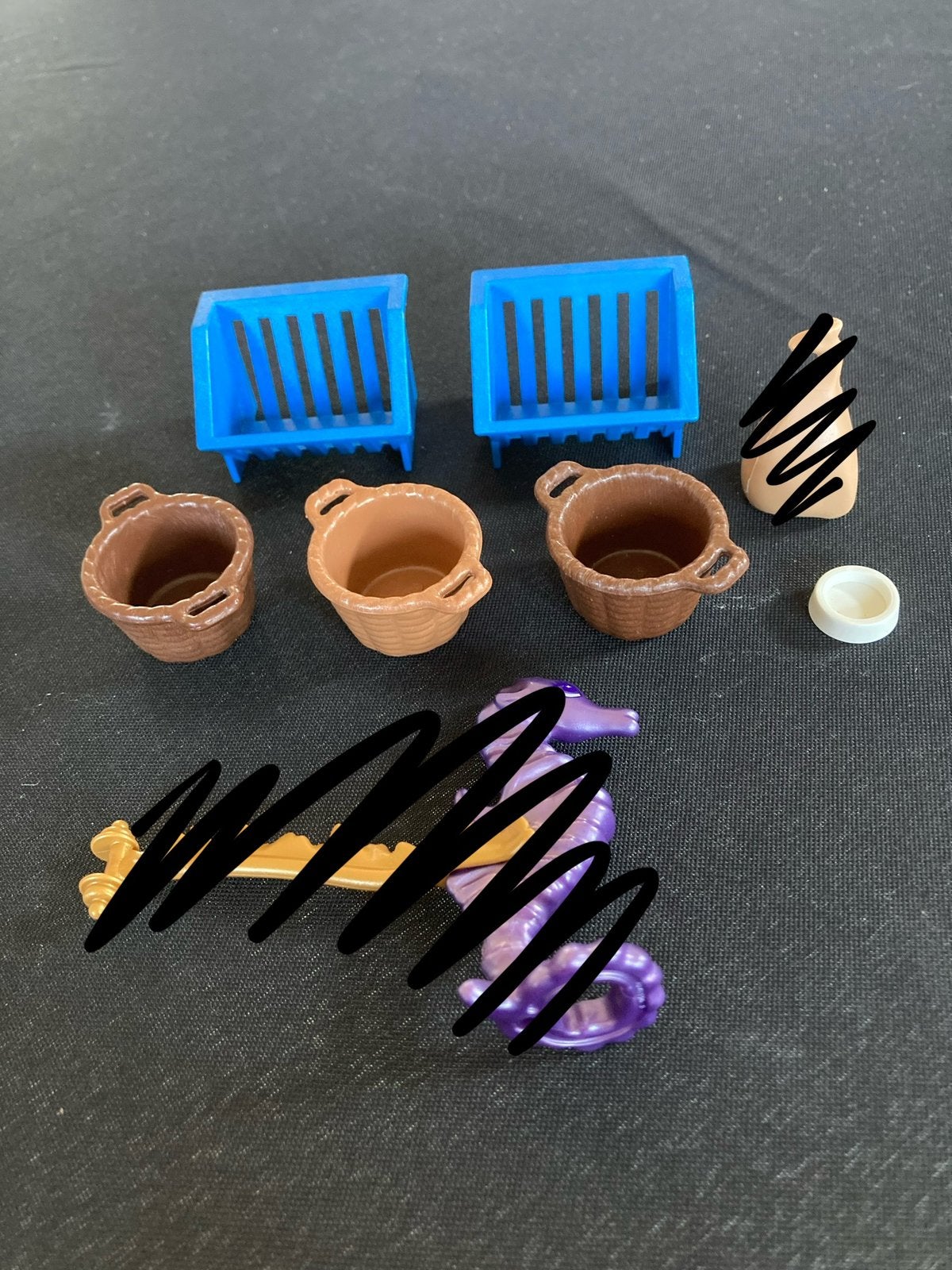 Playmobil voerbak, mand, Ophalen of Verzenden, Zo goed als nieuw