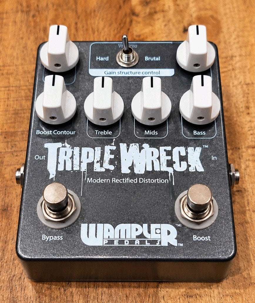 Wampler Triple Wreck – High Gain Distortion / Rectifier, Ophalen of Verzenden, Gebruikt, Distortion, Overdrive of Fuzz