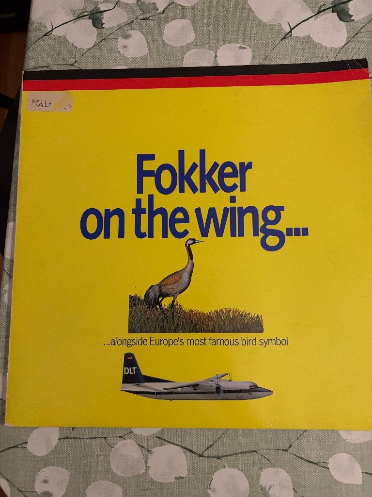 Fokker on the Wing..., Gebruikt, -, Kaart, Foto of Prent, -