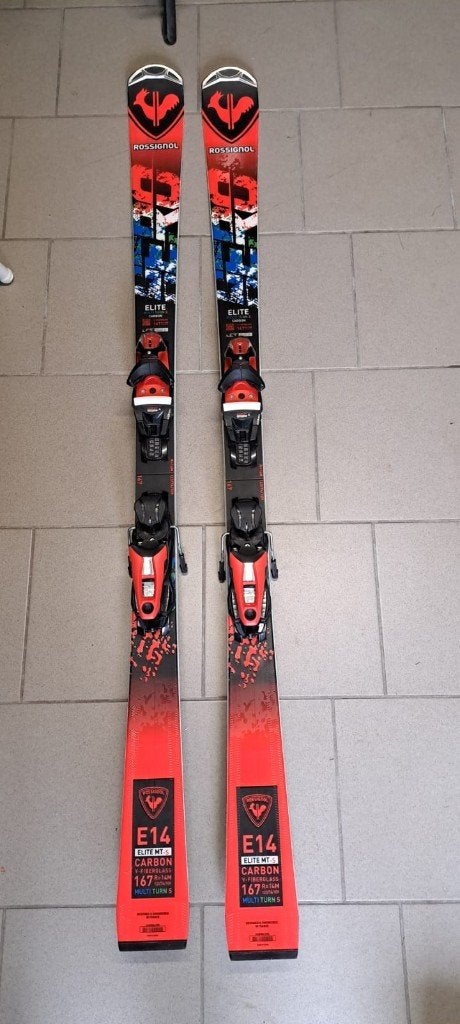 Rossignol ski's - defect - voor onderdelen/decoratie, Ophalen, 160 tot 180 cm, Gebruikt, Rossignol