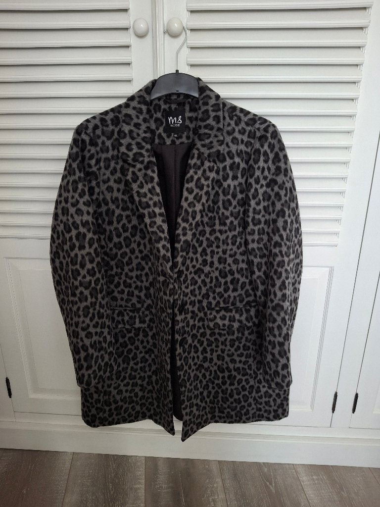 dames jas maat 48, Kleding | Dames, Ophalen, Zo goed als nieuw, Maat 46/48 (XL) of groter, Grijs