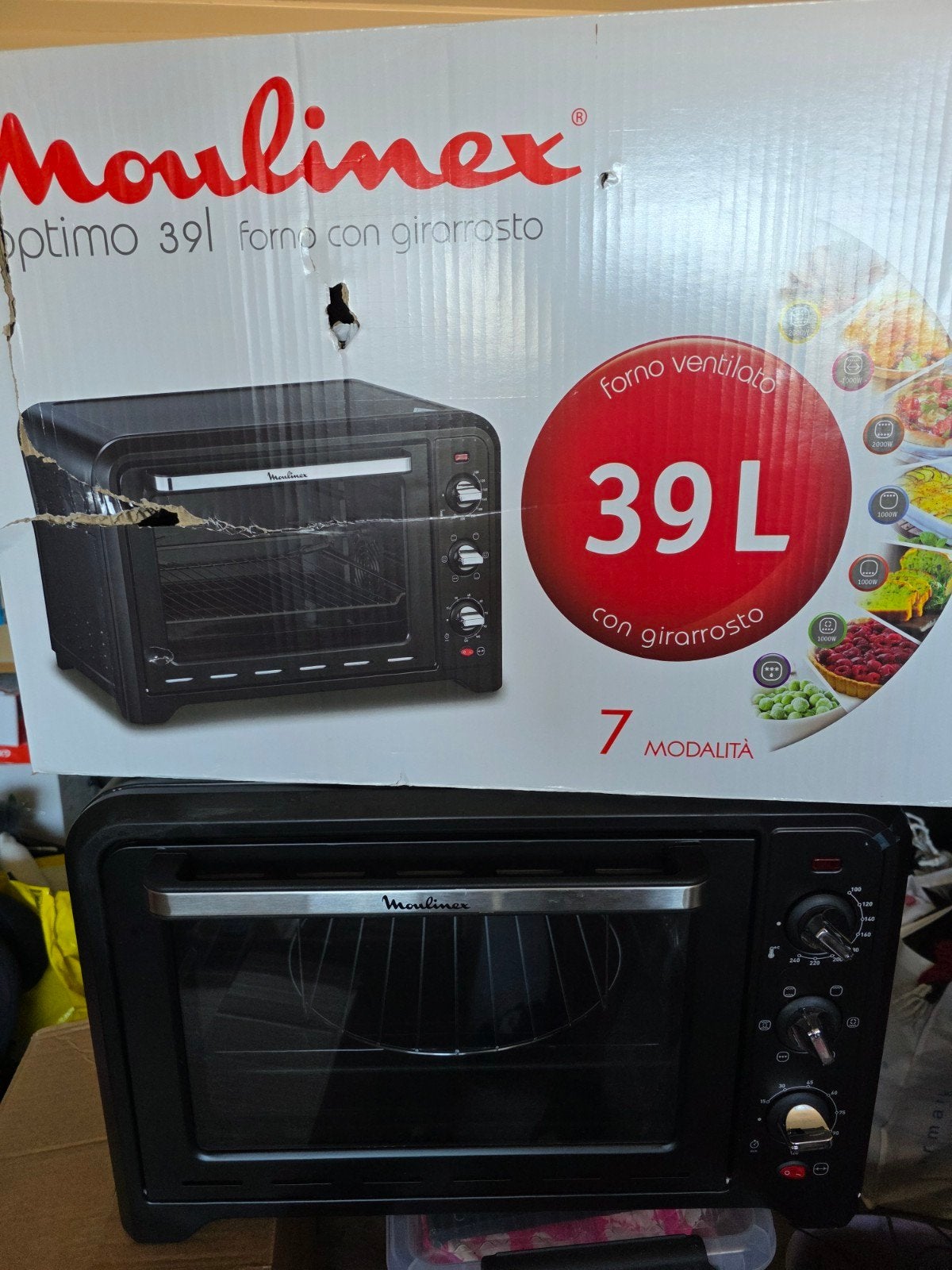 Moulinex Optimo 39L, Ophalen, Zo goed als nieuw, Minder dan 45 cm