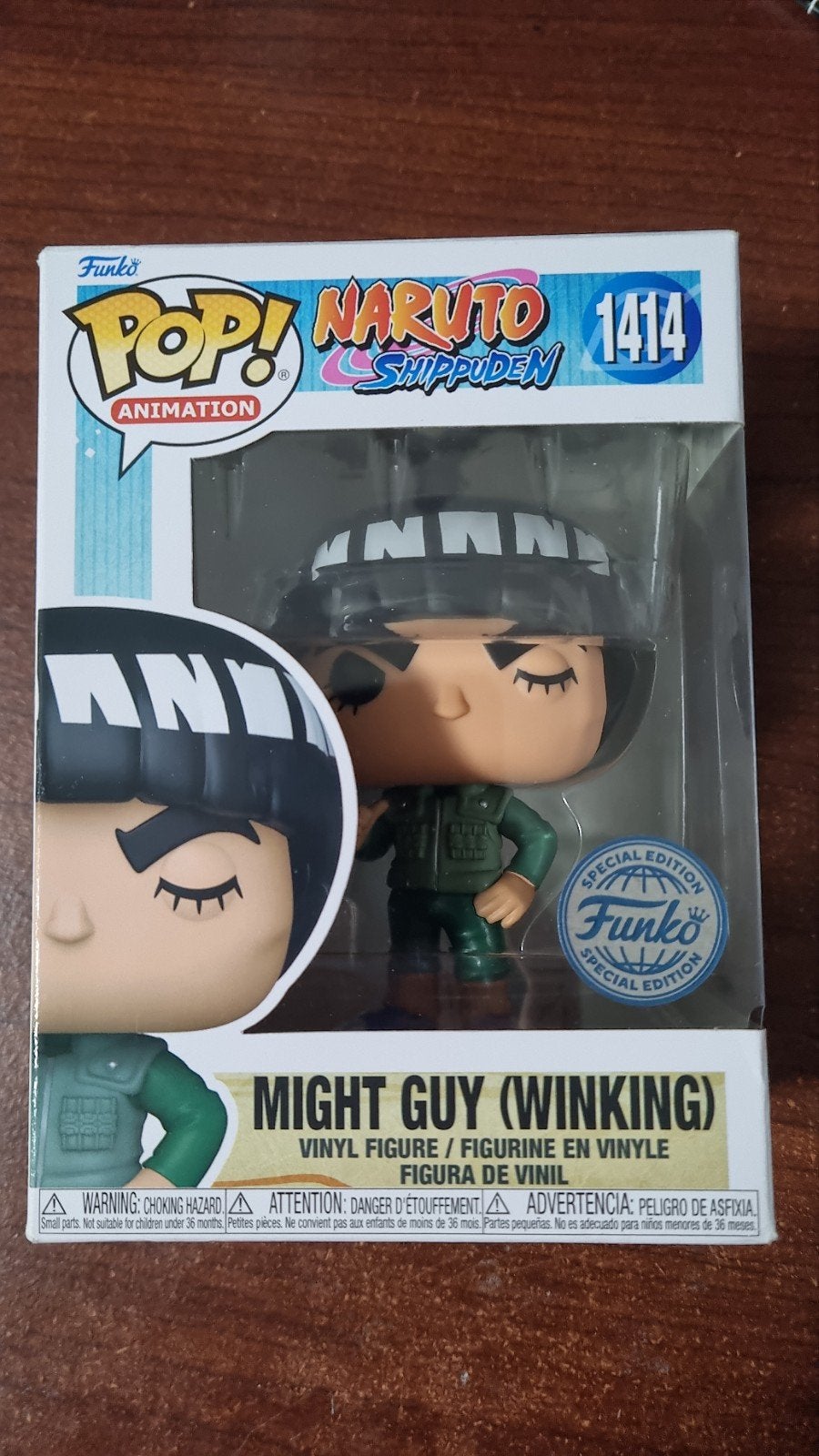 Funko Pop! Naruto Shippuden Might Guy (Winking) #1414, Ophalen of Verzenden, Zo goed als nieuw