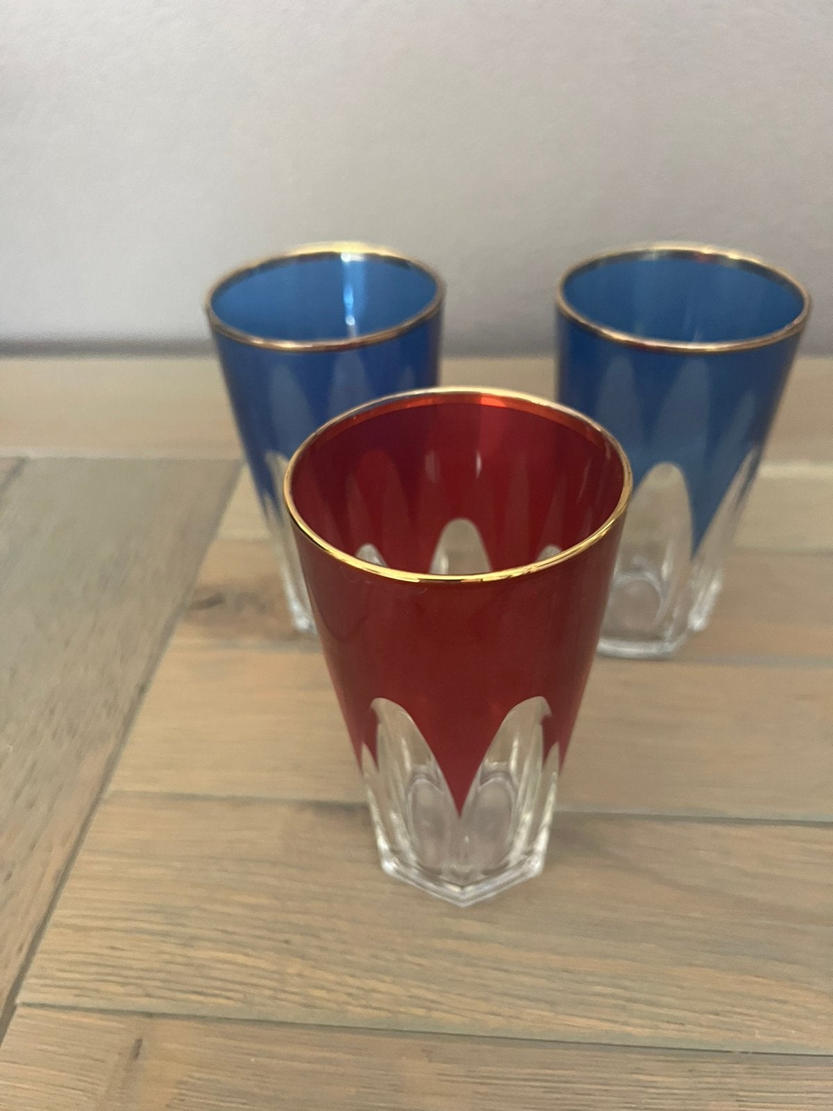 Drie antieke glazen, Antiek en Kunst, Ophalen of Verzenden