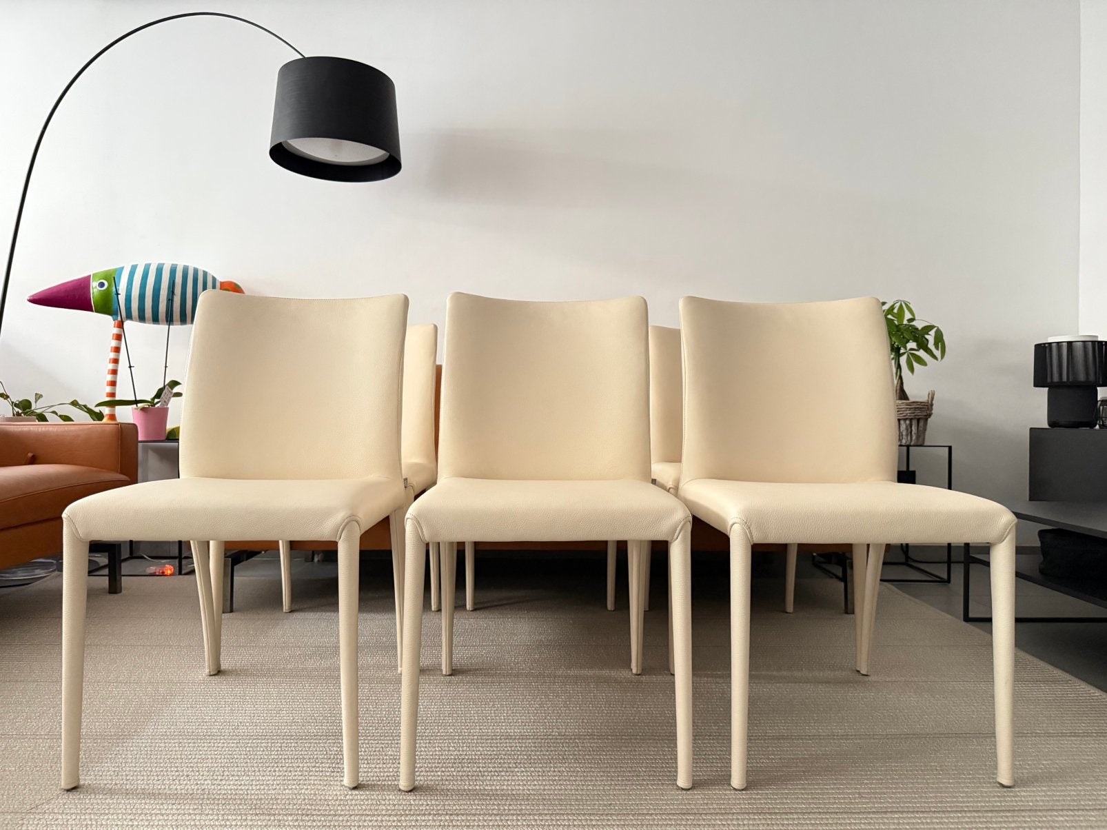 JORI Mikono Eetkamerstoel (Showroommodel, 6 stuks), Overige kleuren, Nieuw, Leer, Ophalen of Verzenden