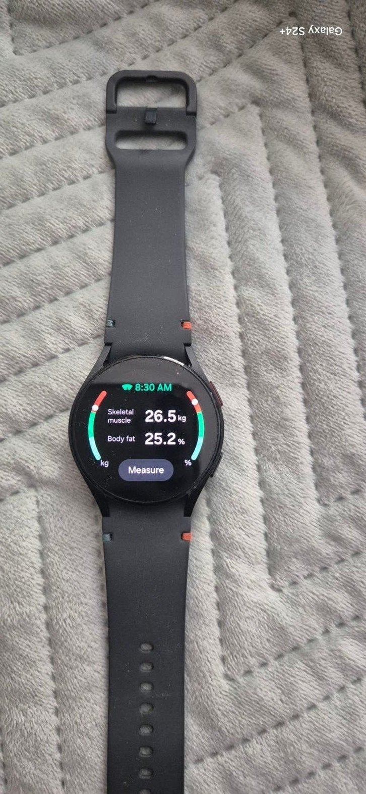 Samsung Galaxy Watch 7 green/9Zwart - Zo goed als nieuw, Sieraden, Tassen en Uiterlijk, Smartwatches, Ophalen, Zwart, Zo goed als nieuw