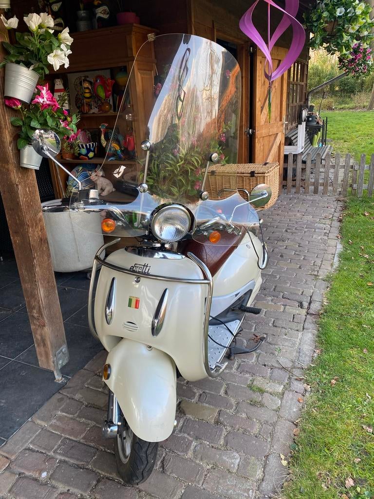 Ebretti electrische Scooter met Mand compleet met oplader, Gebruikt, Elektrisch, Ophalen, Overige merken