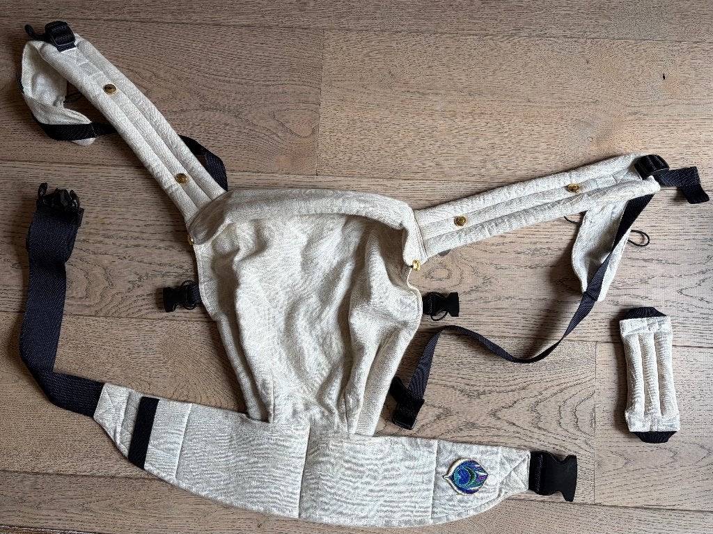 Artipoppe draagzak, Zeitgeist Argus Oat (beige), Overige merken, Buik of Rug, Ophalen of Verzenden, Zo goed als nieuw