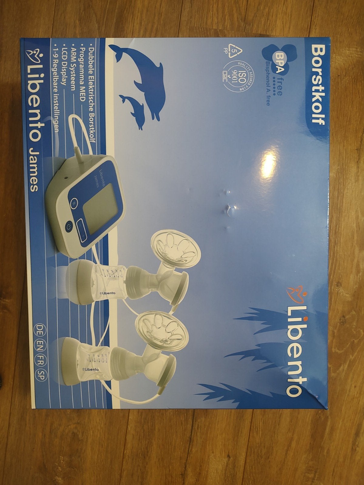 Libento dubbele borstkolf, Ophalen of Verzenden, Gebruikt, E27 (groot), Led-lamp