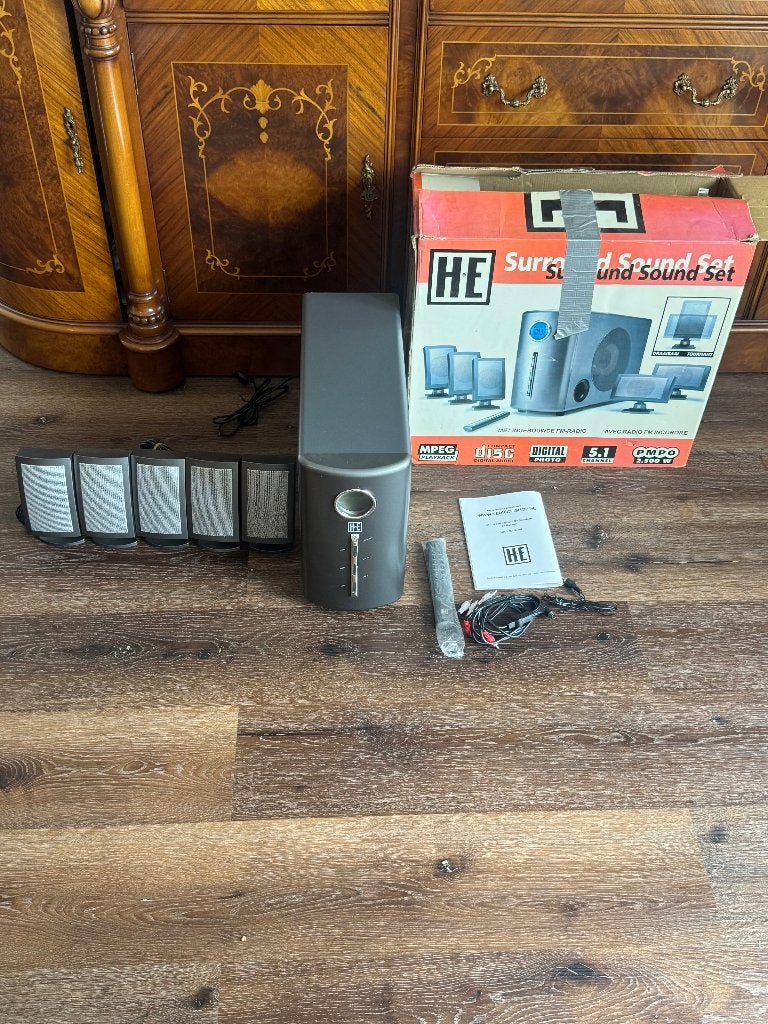 Zgan : HE 5.1 Surround Sound Set / Home Cinema, Audio, Tv en Foto, Overige merken, 70 watt of meer, Ophalen of Verzenden, Zo goed als nieuw
