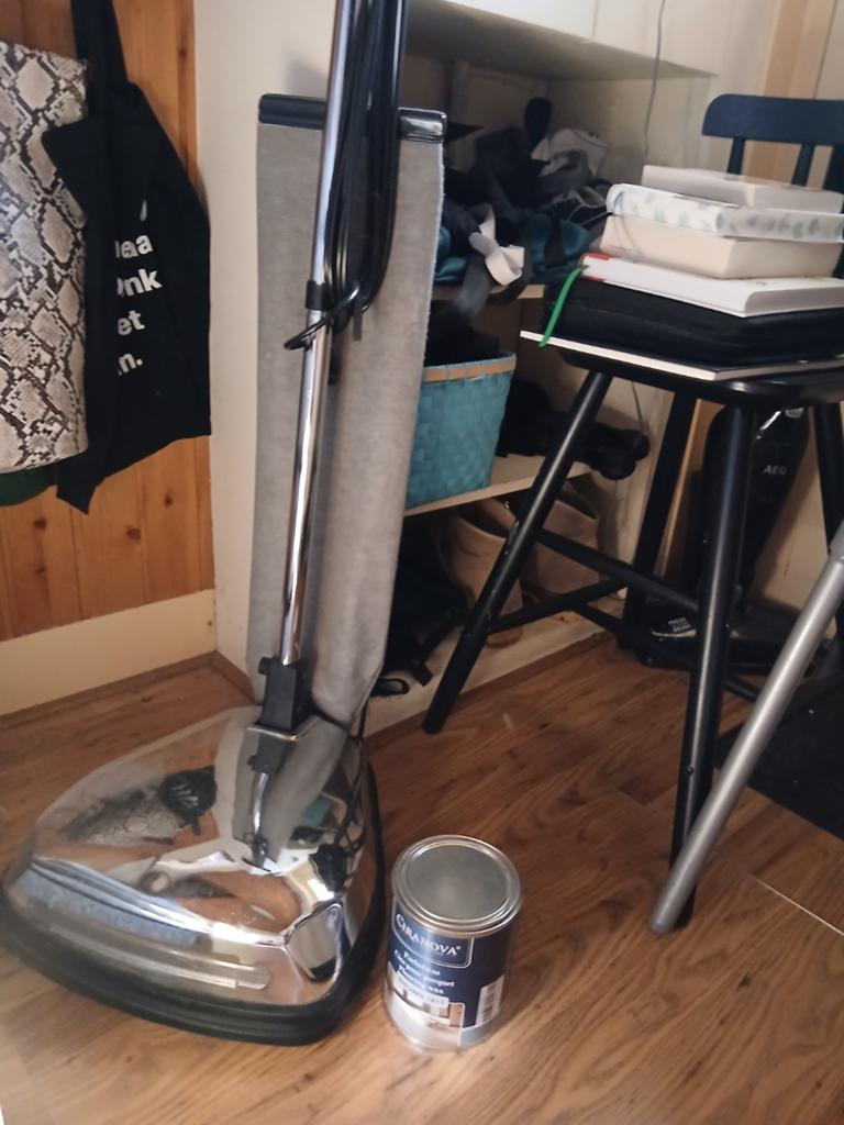 Boenwas machine voor parketvloer, Ophalen, Gebruikt
