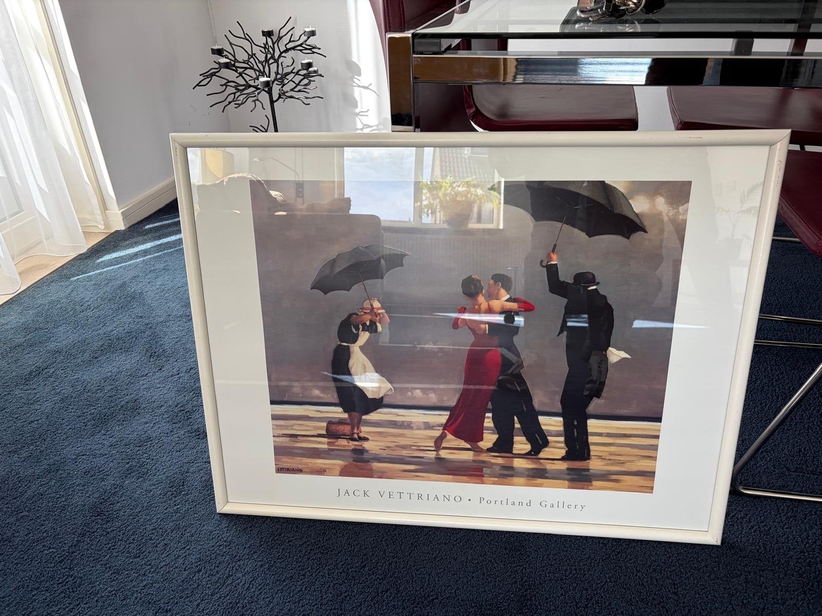 Jack Vettriano 'The Singing Butler' ingelijste print, Antiek en Kunst, Kunst | Schilderijen | Klassiek, Portret of Personen, Realistisch